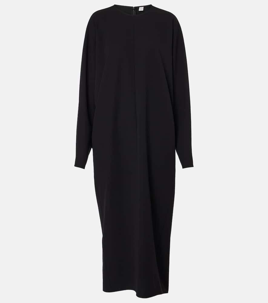 TOTÊME Cady Maxi Dress In Black Product Image