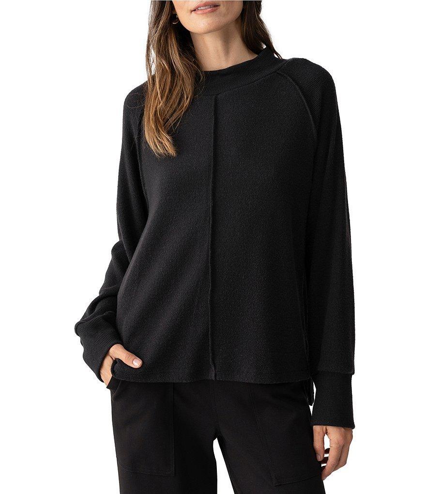 Sanctuary Fireside Heathered Knit Mock Neck Long Sleeve Tunic Product Image