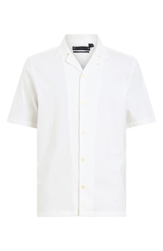 ALLSAINTS Hudson Camp Shirt In Cliff White Product Image