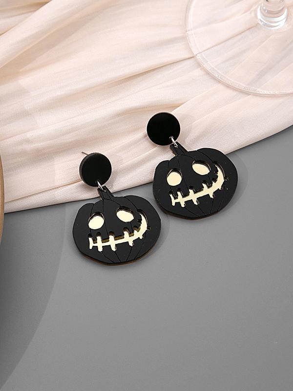 Geometric Hollow Drop Earrings Product Image