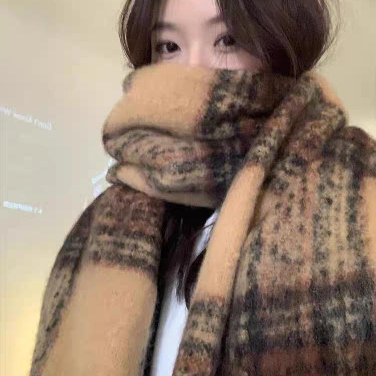 Plaid Wide Scarf product image