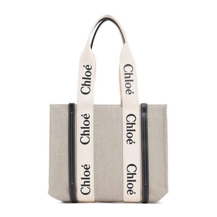 Medium Woody Tote Bag In Grey Product Image