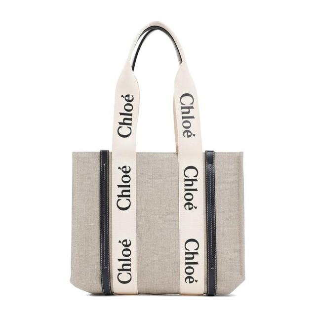 Medium Woody Tote Bag In Grey Product Image