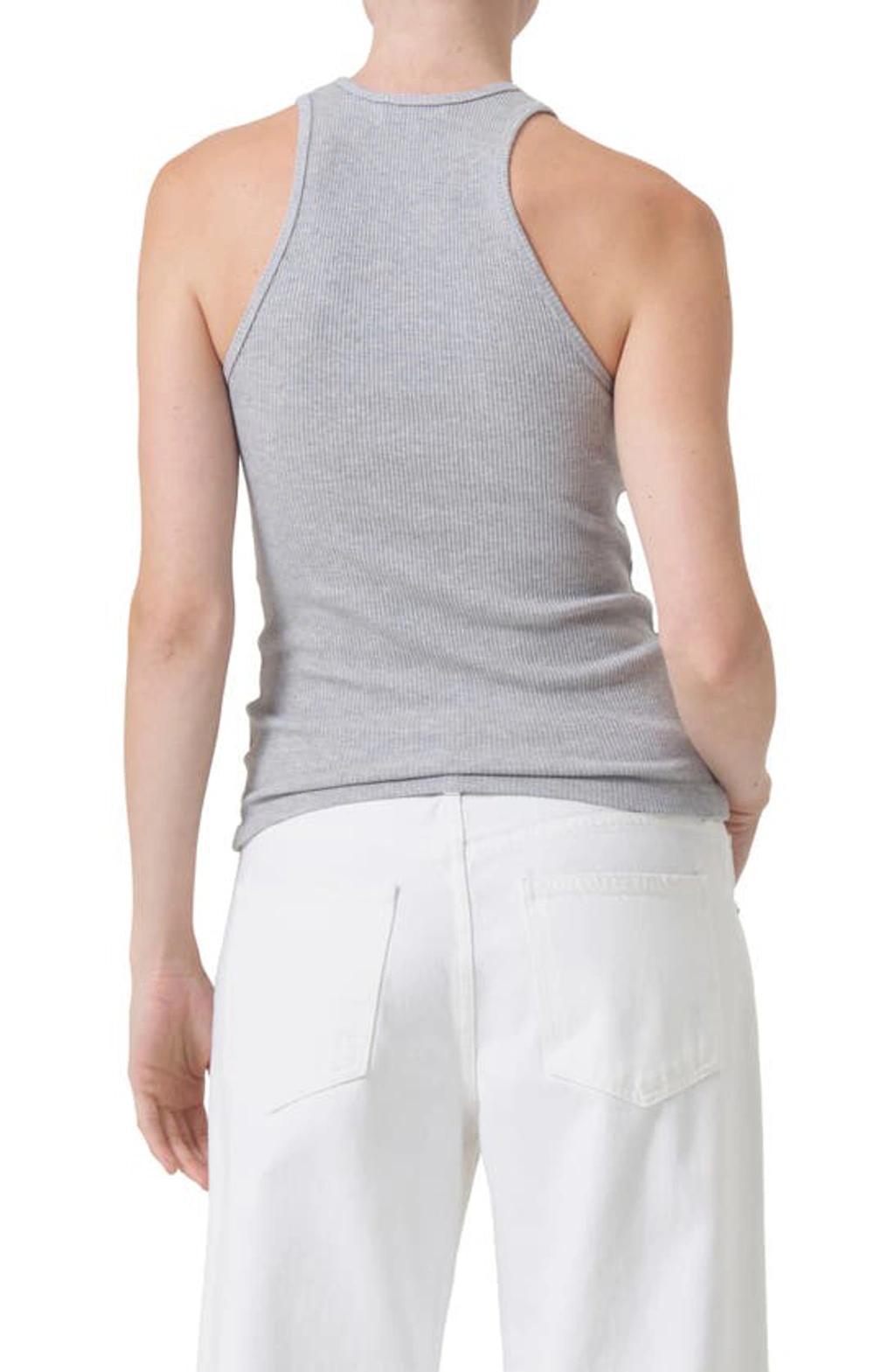 Gray Bianca Tank Top In Grey Product Image