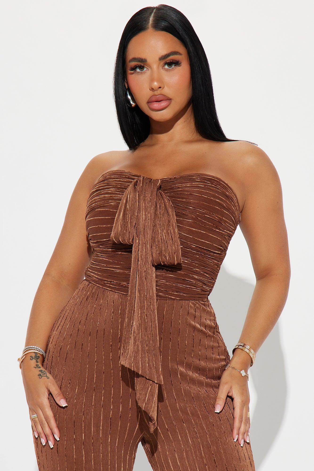 Sunkissed Jumpsuit - Brown Product Image