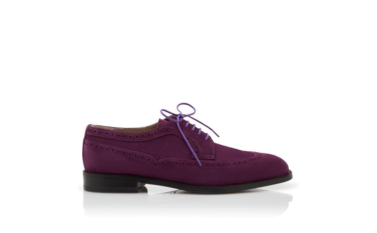 TAMARAK Dark Purple Suede Lace-Up Oxfords Product Image