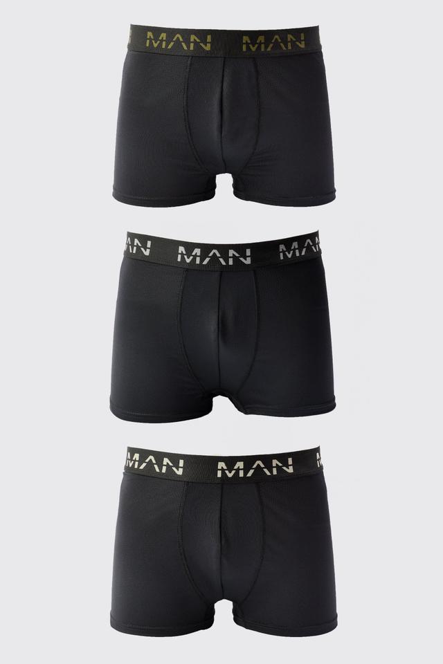 Man Active Performance Boxer 3 pack | boohooMAN USA Product Image