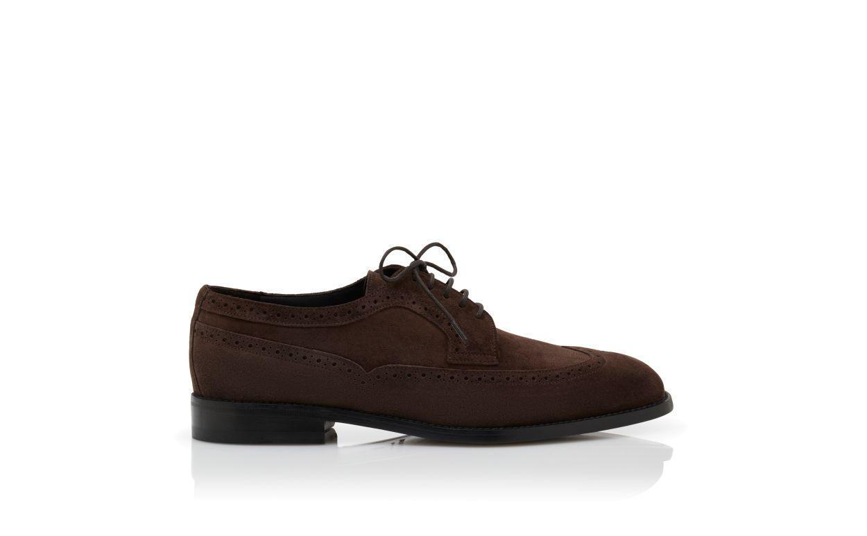 TAMARAK Dark Brown Suede Lace-Up Oxfords Product Image