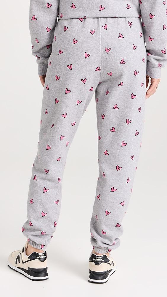 KULE The All Over Heart Sweatpants | Shopbop Product Image