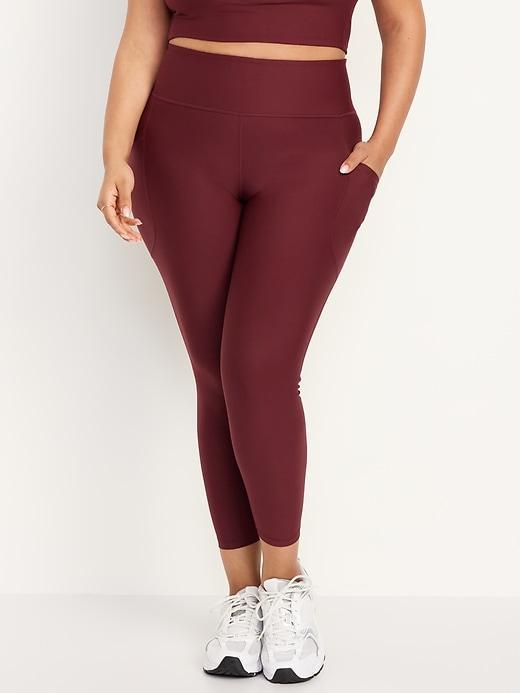 High-Waisted PowerSoft 7/8 Leggings Product Image