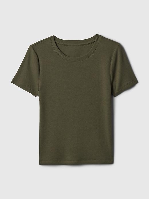 Modern Rib Cropped T-Shirt Product Image