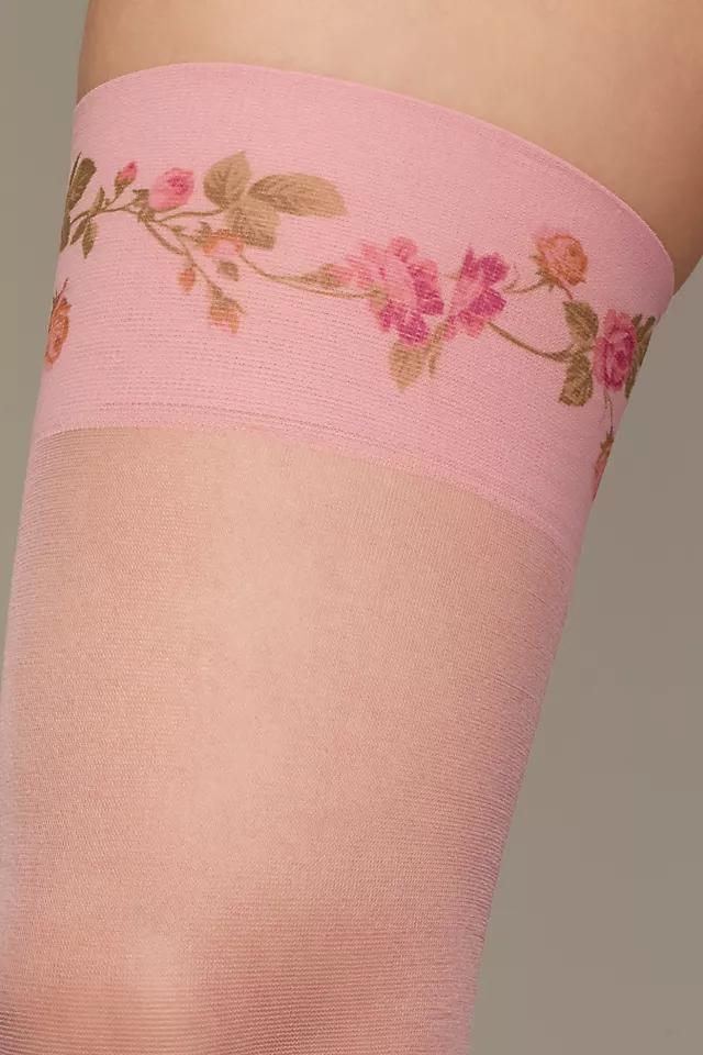 For Love & Lemons Rose Hosiery Socks Product Image