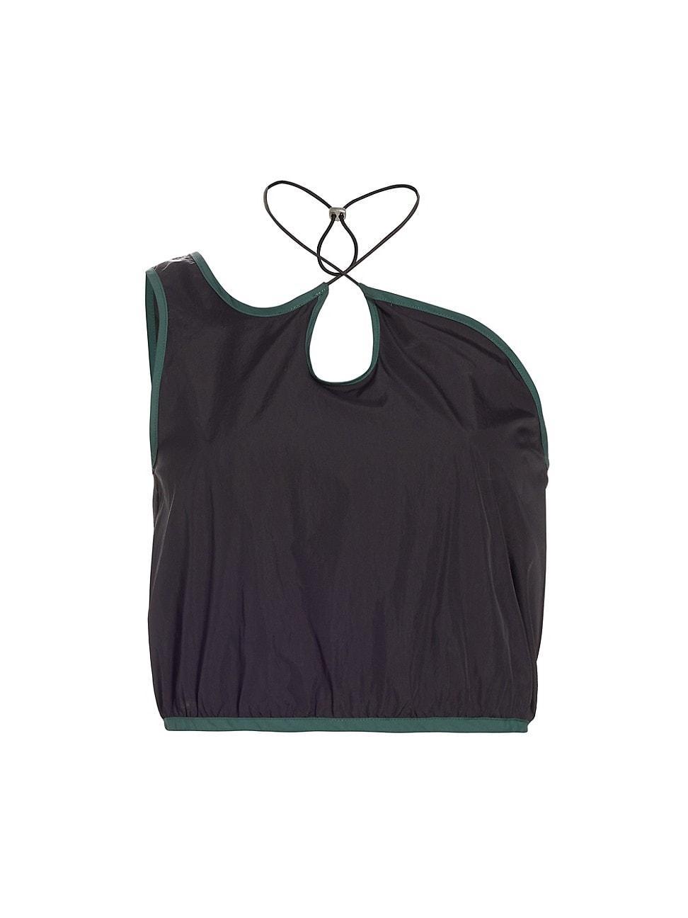 Womens Seed & Soil Cinched Nylon Crop Top Product Image