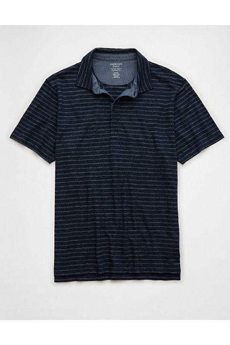 AE Jersey Striped Polo Shirt Men's Product Image