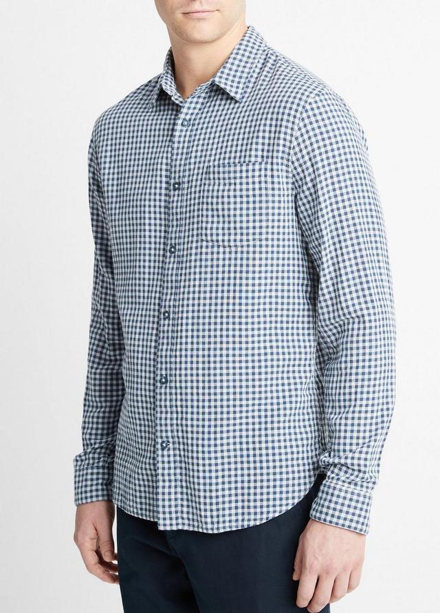 Mojave Plaid Cotton Long-Sleeve Shirt Product Image