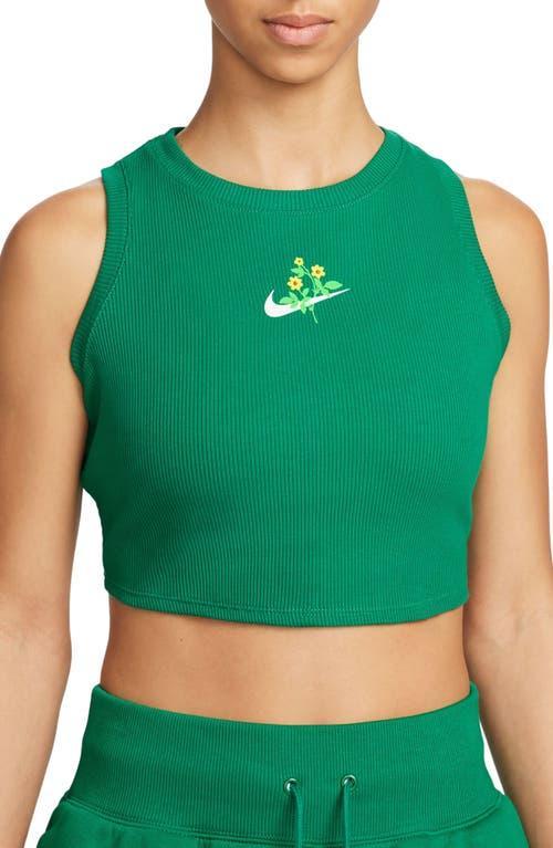 Women's Nike Sportswear Essential Cropped Ribbed Tank Top Product Image