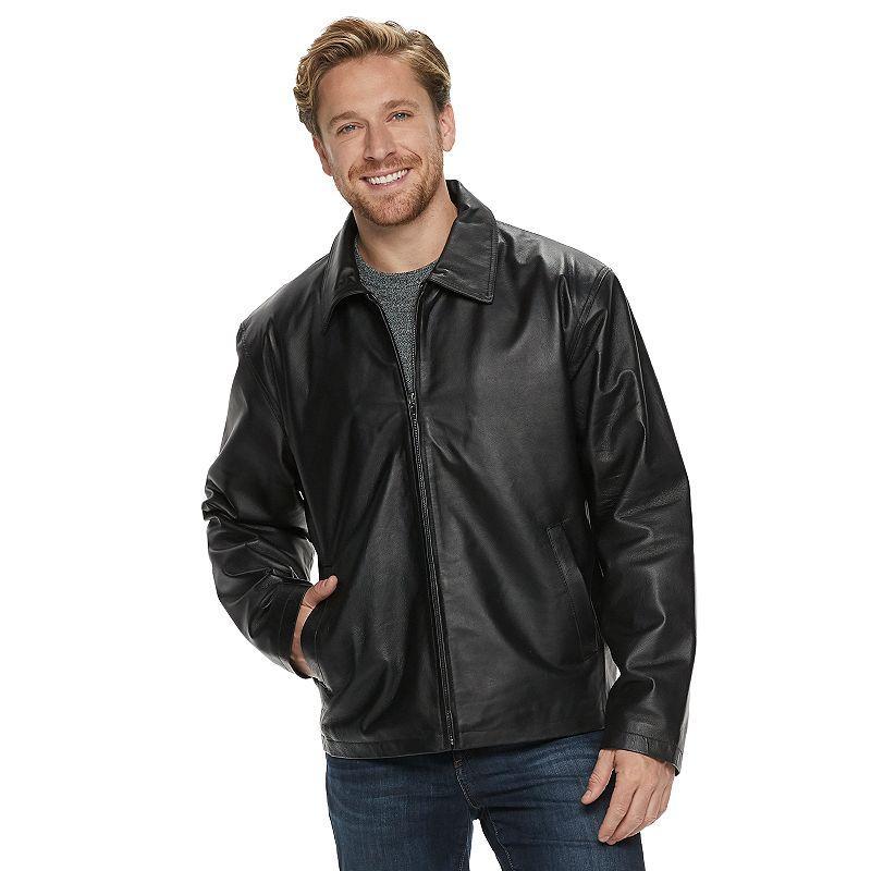 Mens Vintage Leather Jacket Brown Product Image