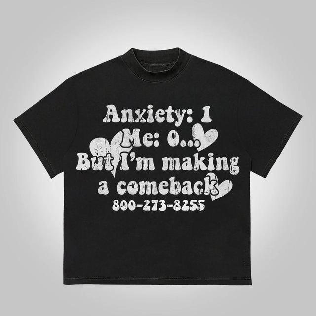 Sopula Mental Health I'm Making A Comeback Cotton T-Shirt Product Image