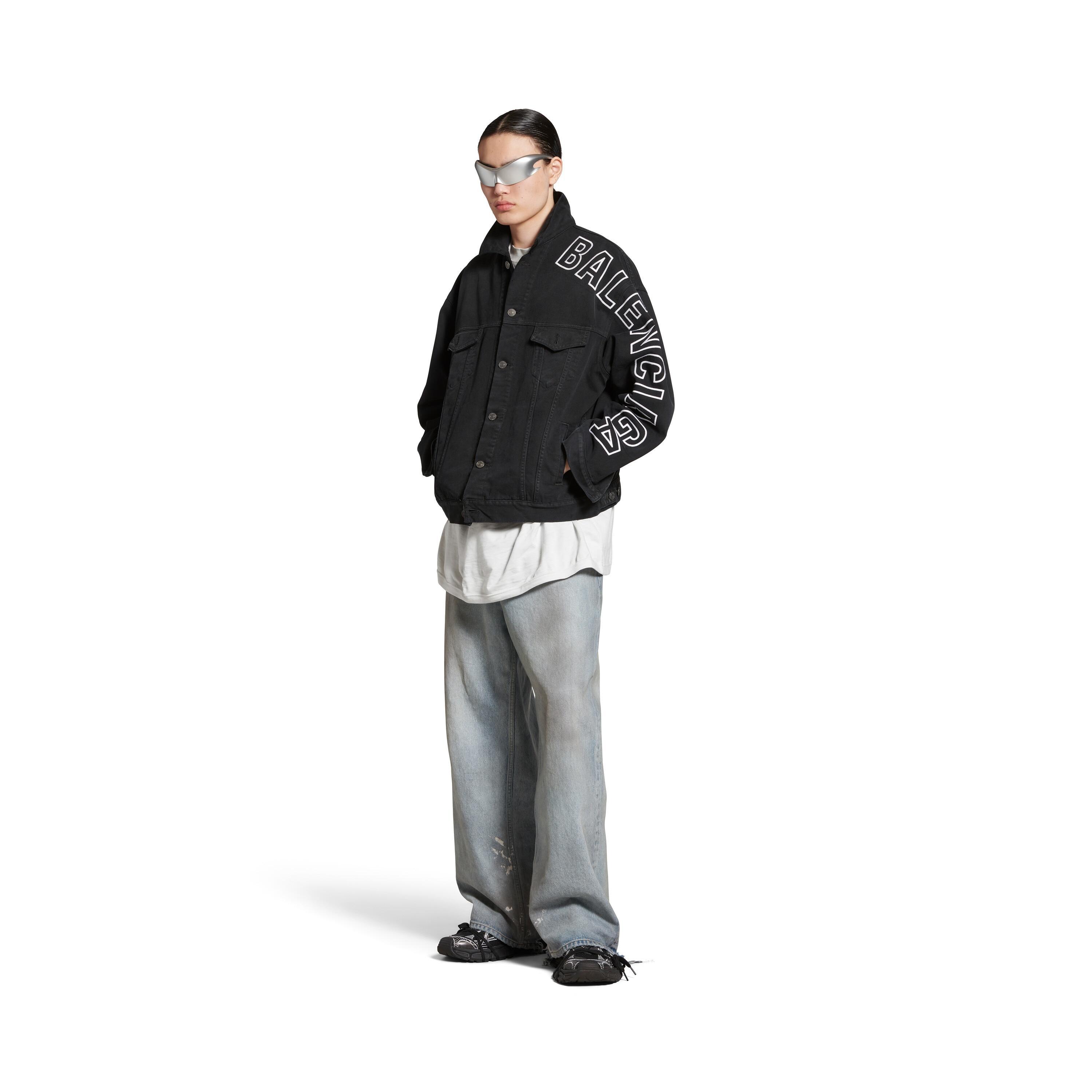 Outline Large Fit Jacket in Black Product Image