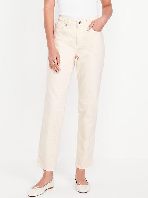 High-Waisted OG Loose Braided Ankle Jeans Product Image