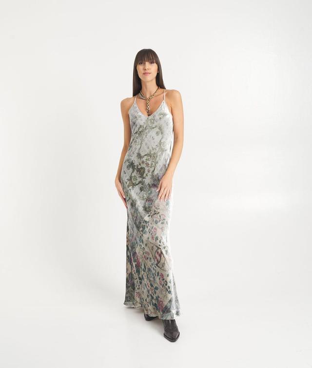 Velvet maxi dress Product Image