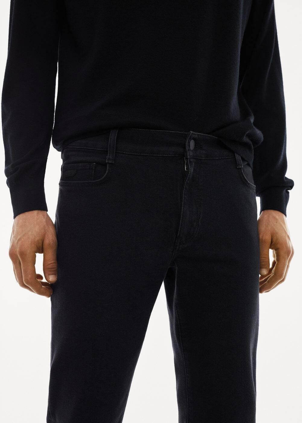 Mango Mens Thermolite Slim-Fit Jeans Product Image