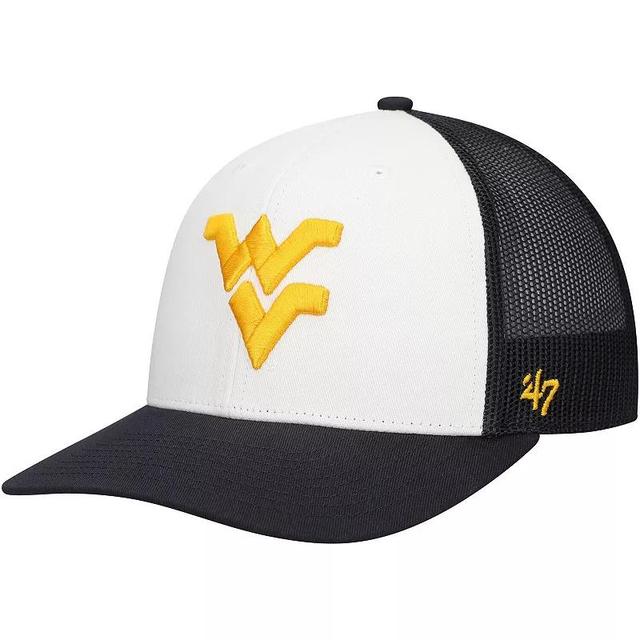 Mens 47 /Navy West Virginia Mountaineers Freshman Trucker Adjustable Hat Product Image