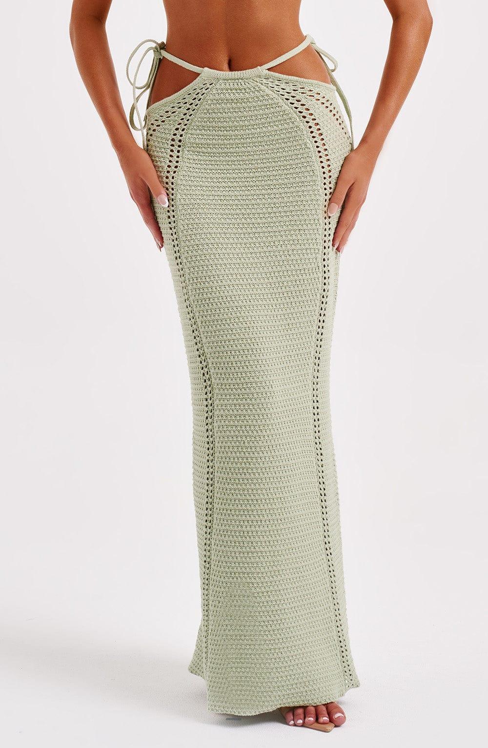 Jia Maxi Skirt - Green Product Image