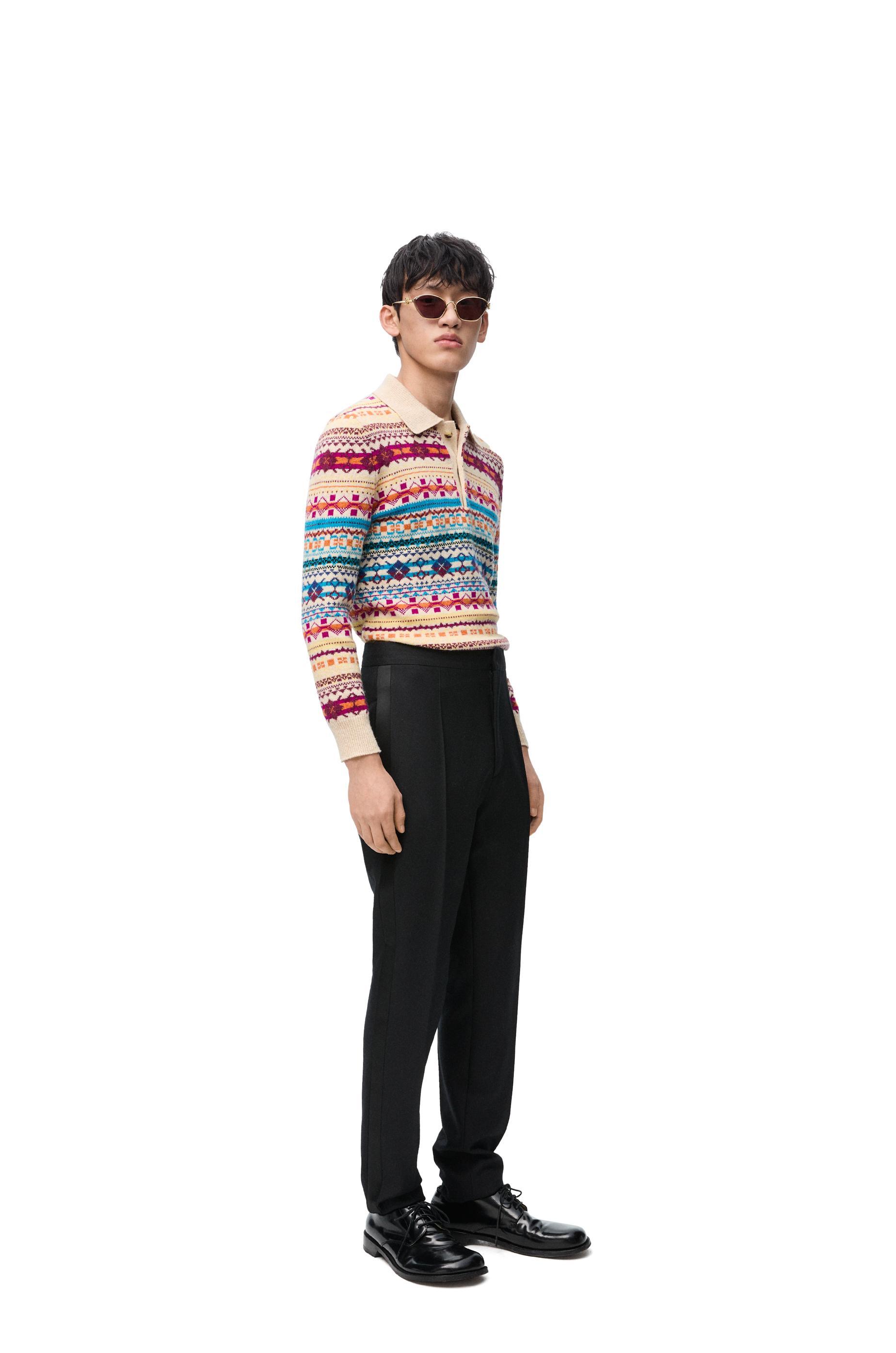 Tuxedo trousers in wool Product Image