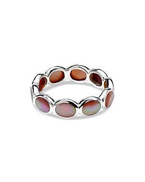 Womens Polished Rock Candy Sterling Silver & Mother-Of-Pearl Ring Product Image