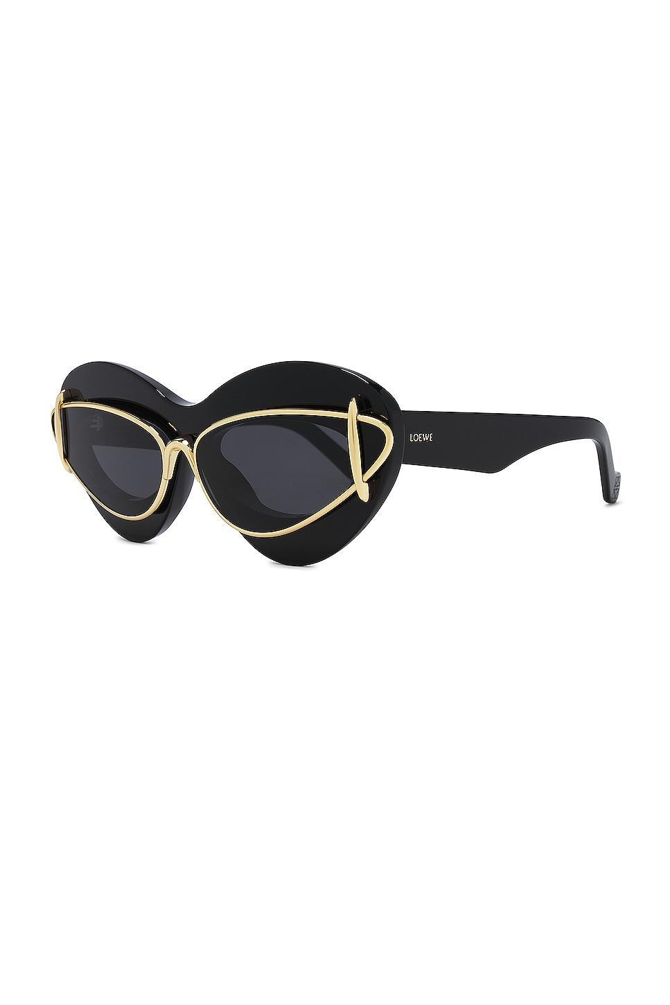 Loewe Double Frame Sunglasses Black.. Product Image