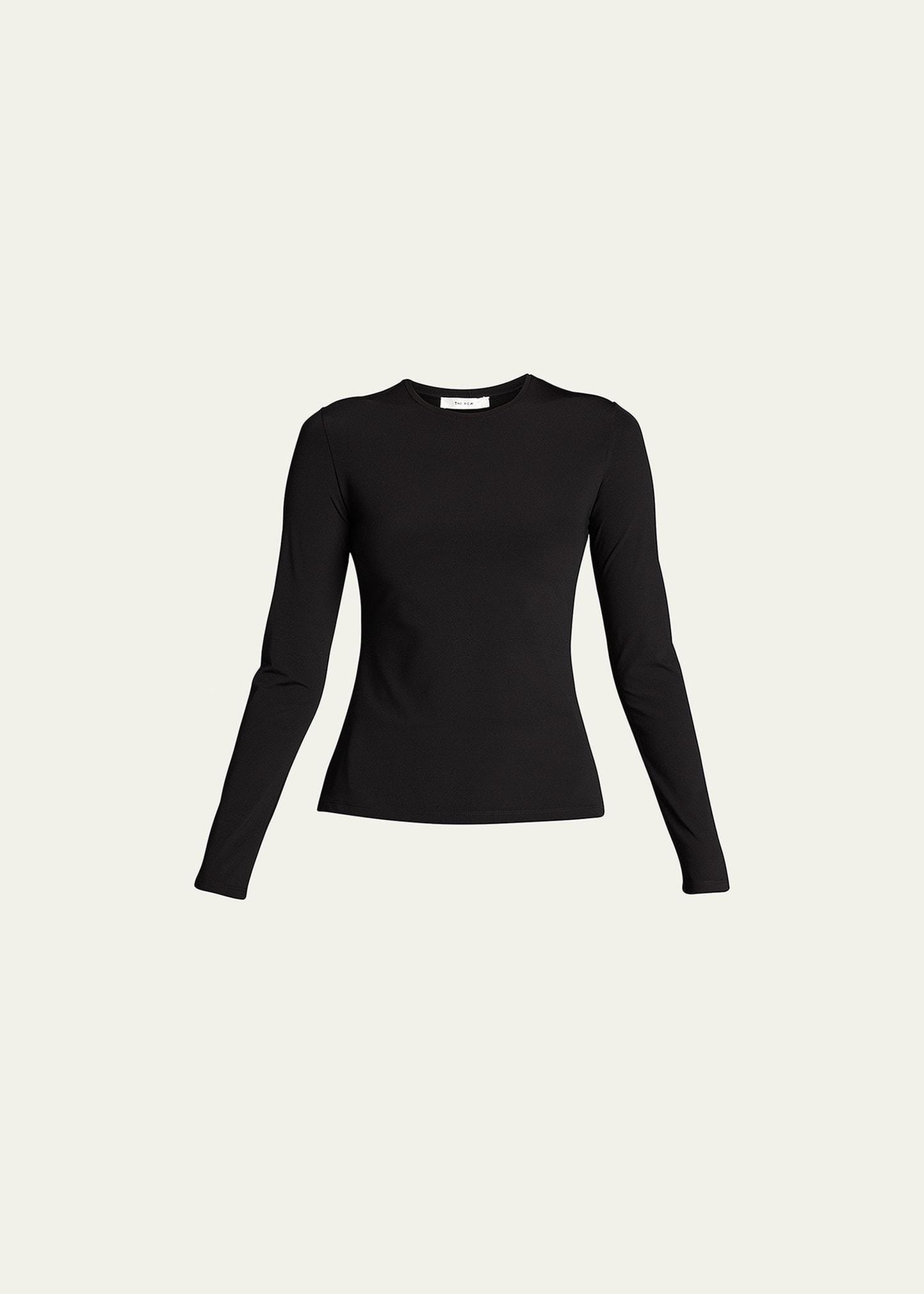 The Row Iverness Long Sleeve Jersey Pullover Product Image