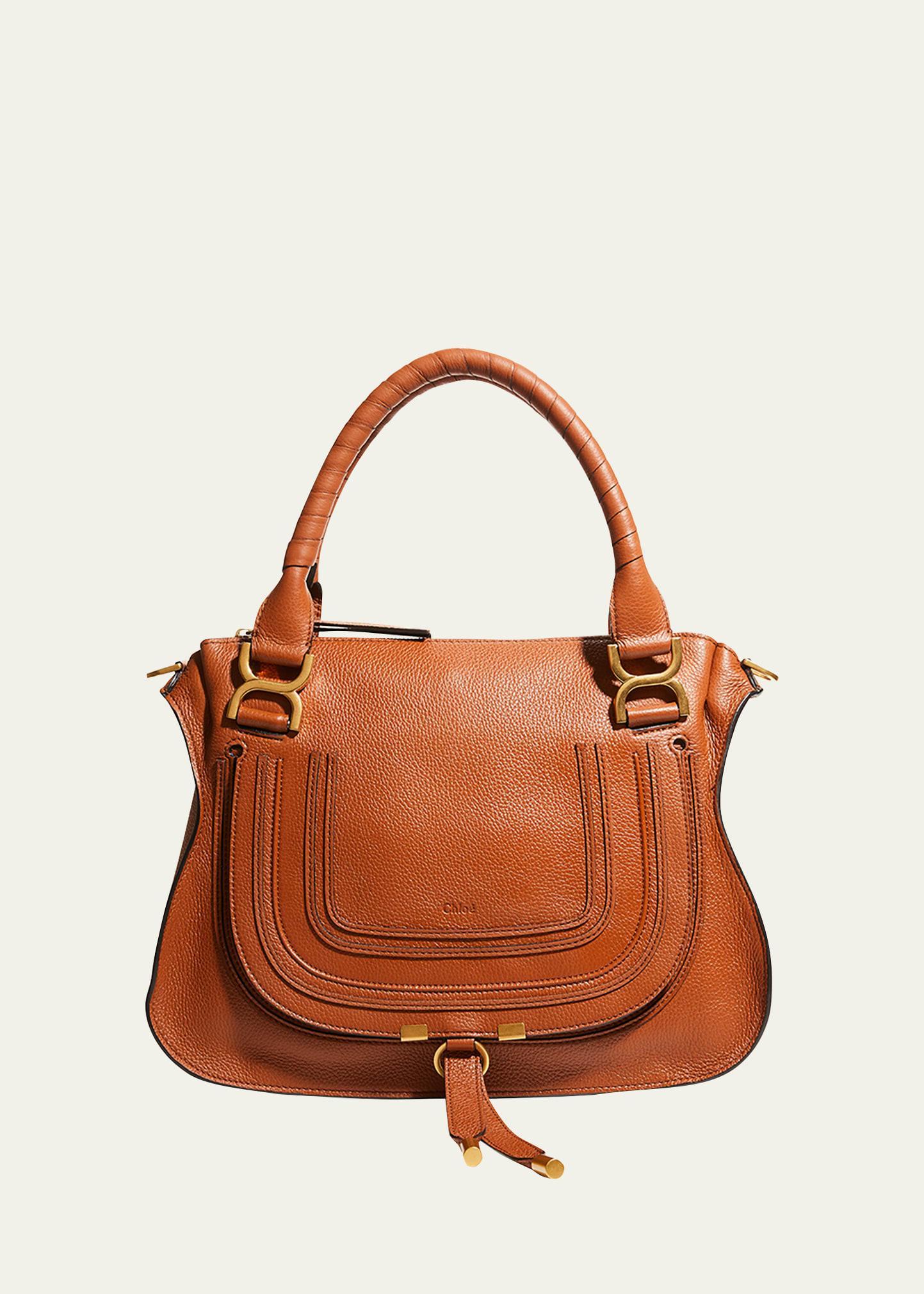 Chlo Medium Marcie Calfskin Leather Satchel Product Image