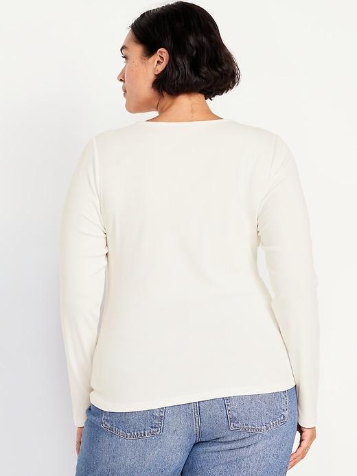 Twist-Front Ribbed Top Product Image