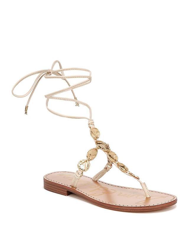 Sam Edelman Deirdre Wrap Sandal Mine Metallic Product Image