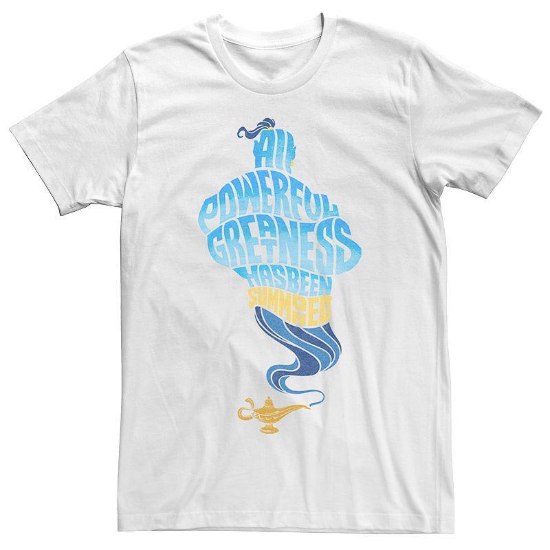 Disneys Aladdin Mens All Powerful Genie Graphic Tee Product Image