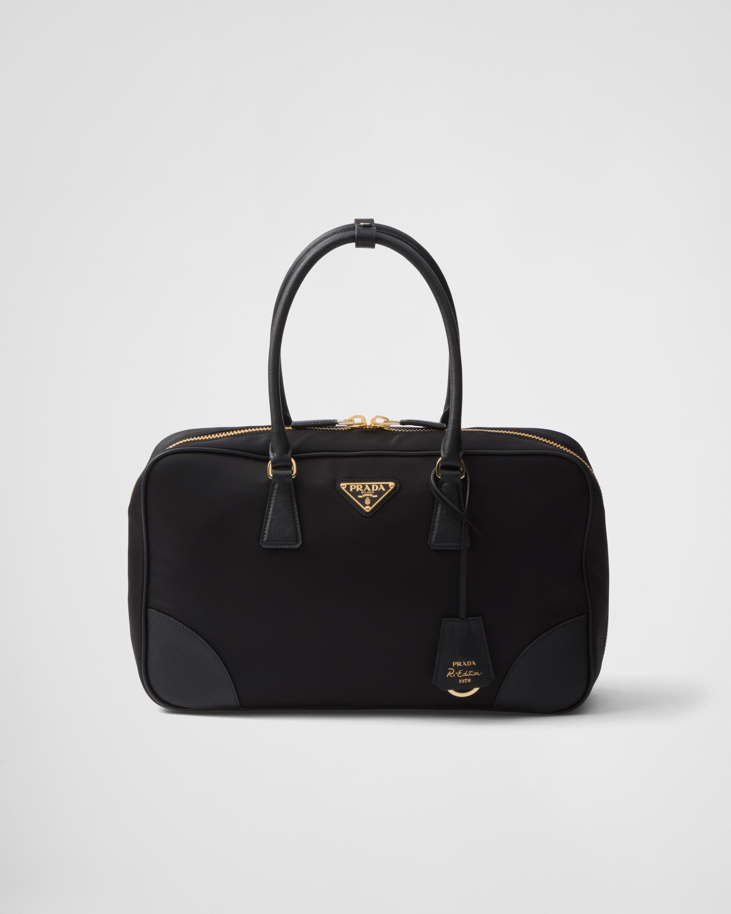 Prada Re-Edition 1978 large Re-Nylon and Saffiano leather two-handle bag Product Image