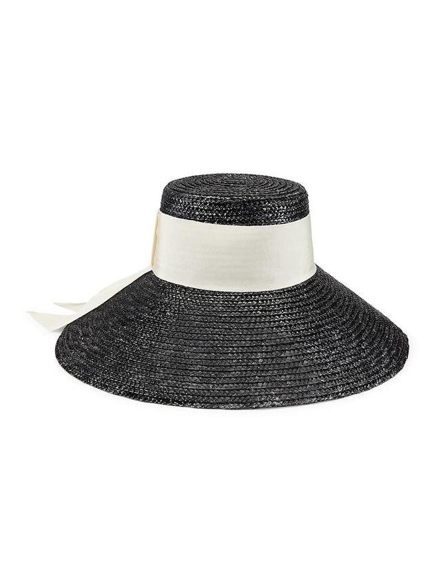 Womens Mirabel Straw Wide-Brim Fedora Product Image