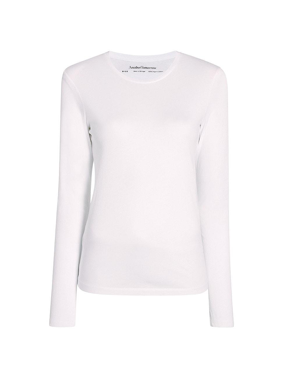 Womens Cotton Long-Sleeve T-Shirt Product Image