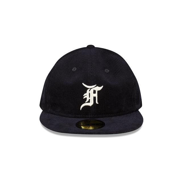 Fear of God Essentials Corduroy Navy 59FIFTY Fitted Hat Male Product Image