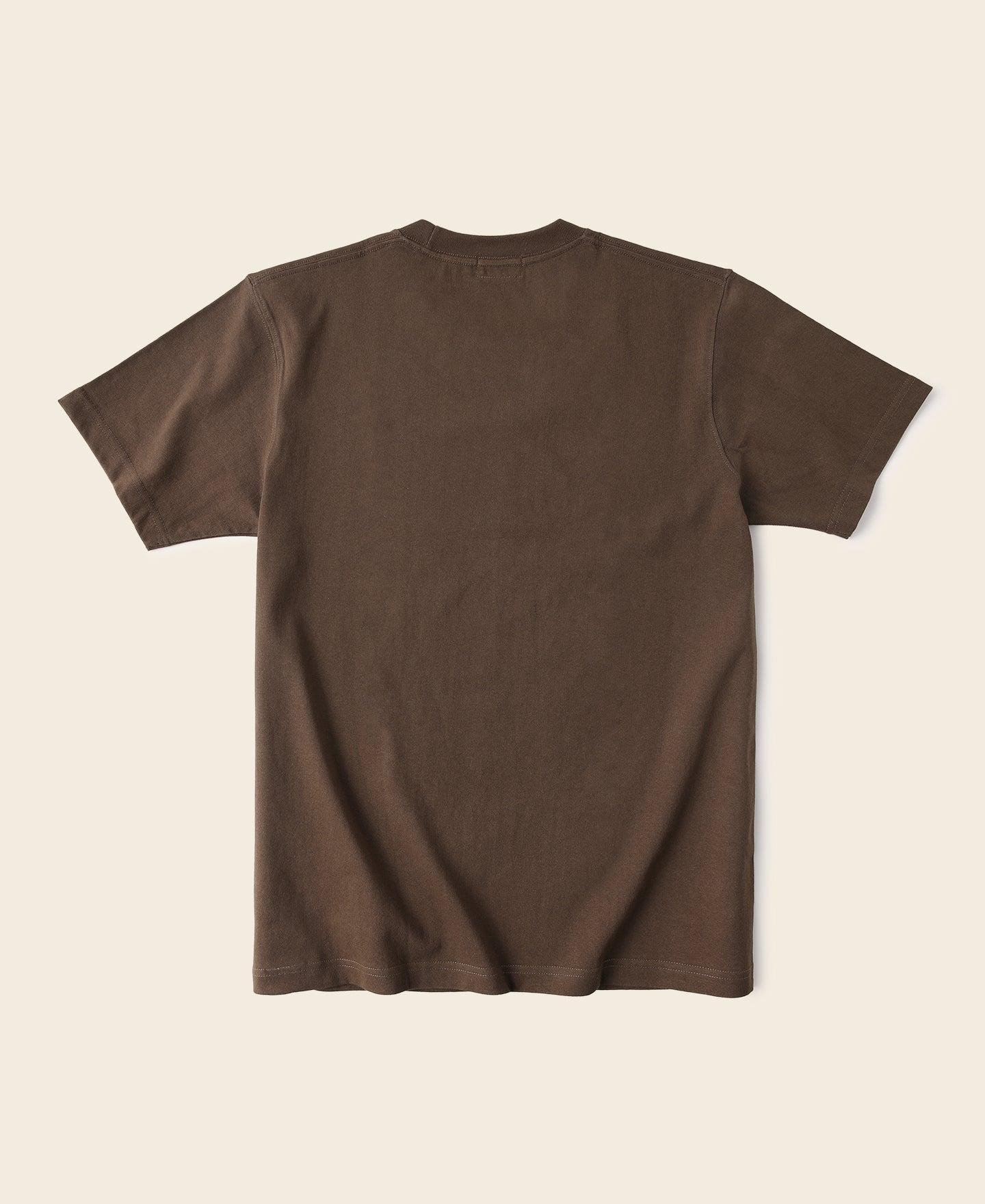 9 oz US Cotton Tubular T-Shirt - Coffee Product Image