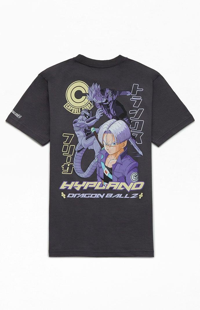 HYPLAND Mens Dragon Ball Z Trunk Phases T-Shirt Product Image