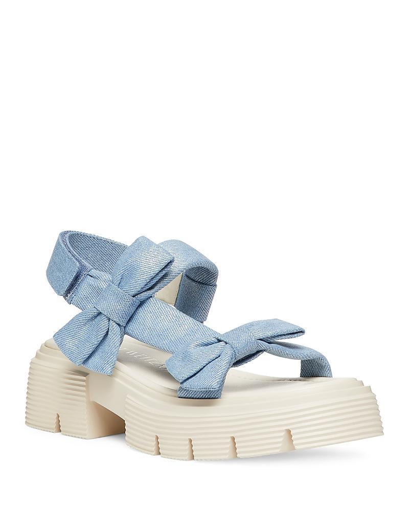 Stuart Weitzman Womens Sofia Nolita Strappy Bow Platform Sandals Product Image