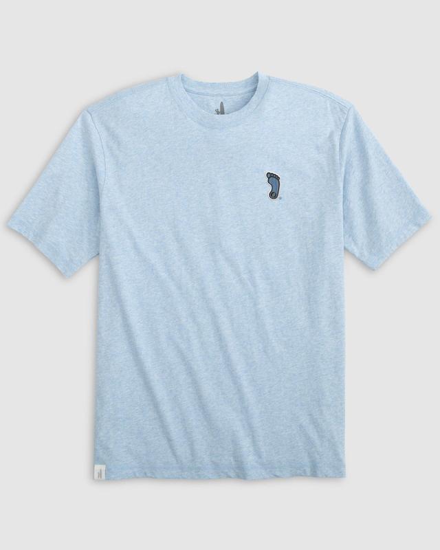 North Carolina Heathered Spencer Cotton T-Shirt Male Product Image