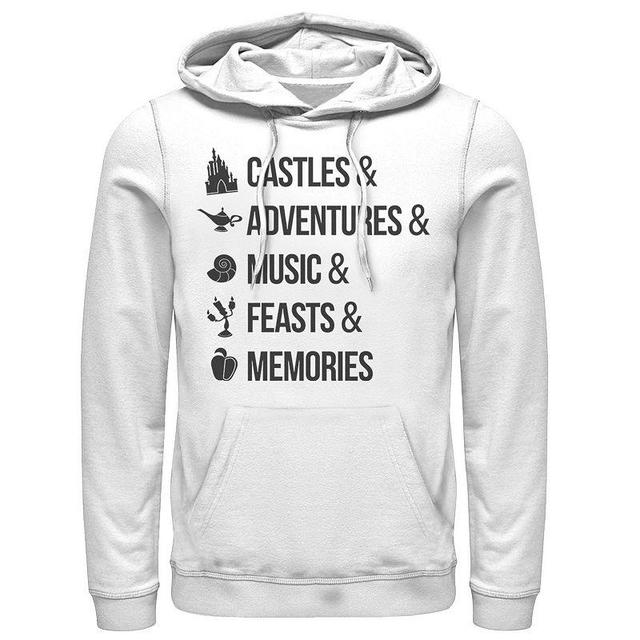 Disneys Iconic Princess Mens Font Pullover Hoodie Product Image