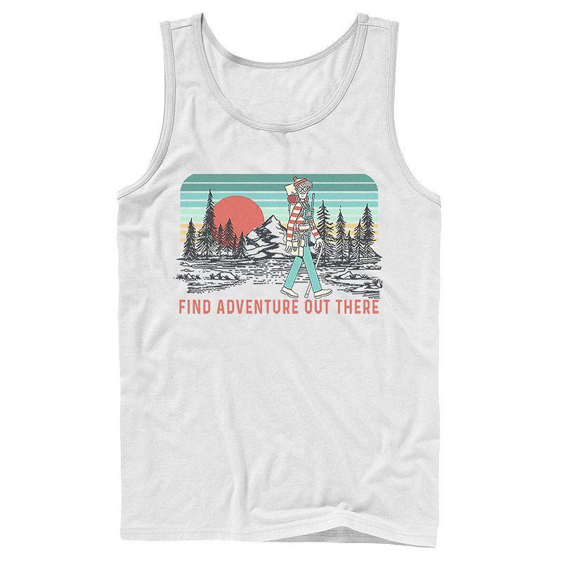 Mens Wheres Waldo Find Adventure Out There Tank Top Product Image