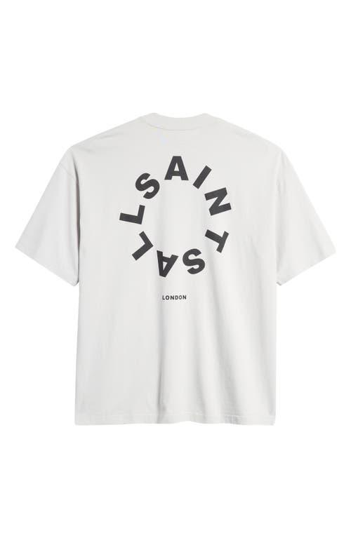 ALLSAINTS Tierra Graphic Logo Tee In Cool Grey Product Image