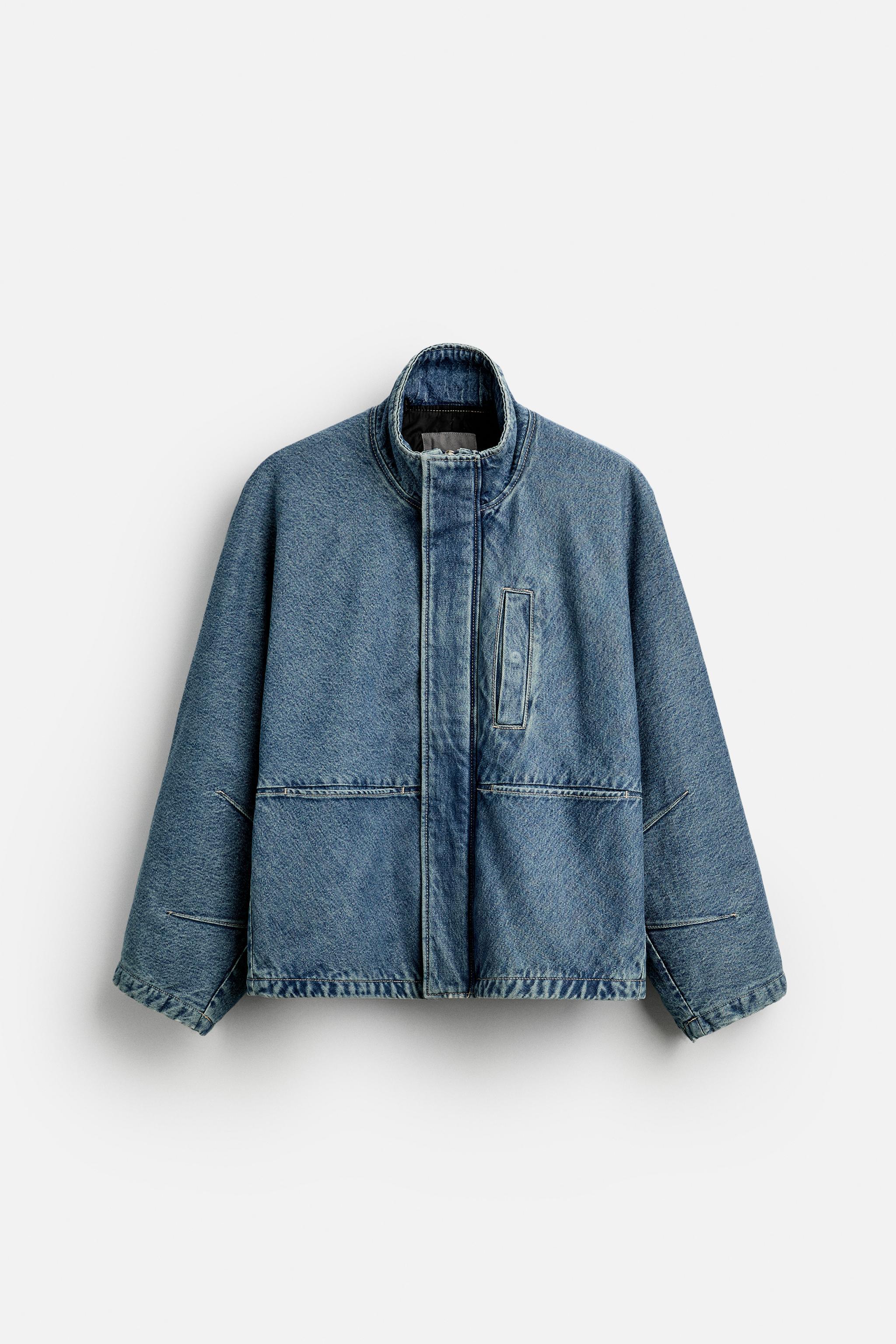 RELAXED FIT DENIM JACKET Product Image