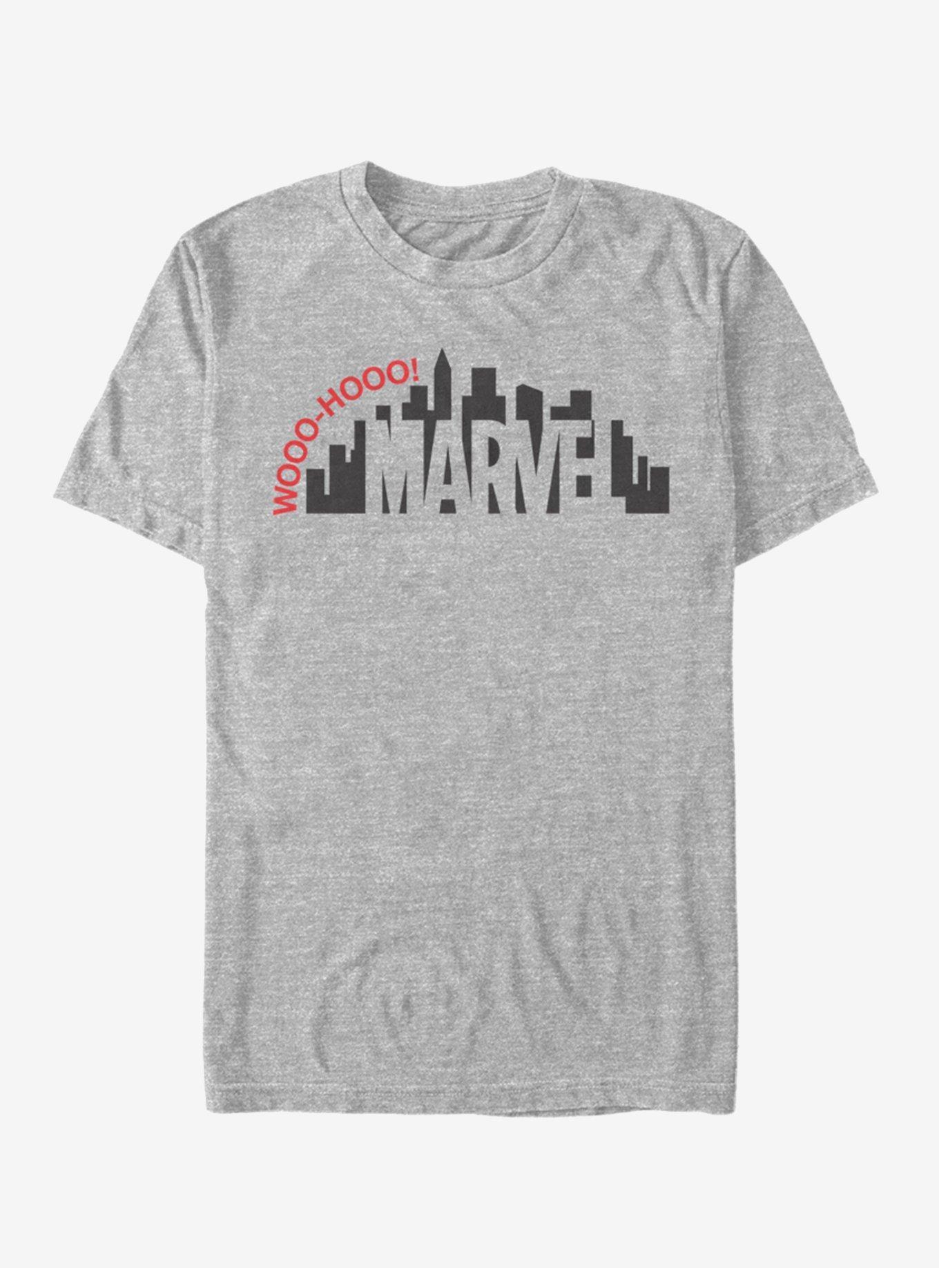 Marvel Spider-Man Skyline Logo T-Shirt Product Image