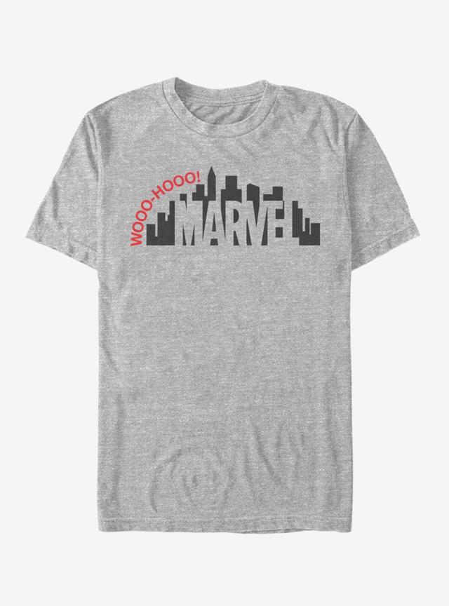 Marvel Spider-Man Skyline Logo T-Shirt Product Image